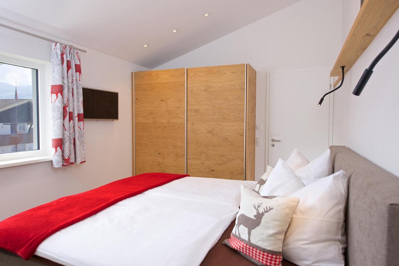 5 Sterne Ferienwohnung Hochgratblick Mit Schwimmbad Und Sauna โอเบอร์สเทาเฟิน ภายนอก รูปภาพ